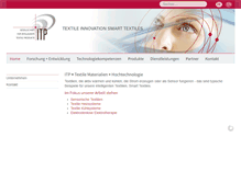 Tablet Screenshot of itp-gmbh.de